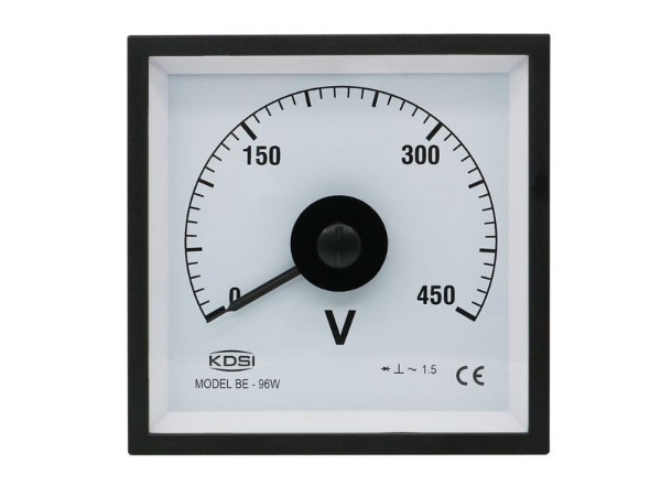 KDSI指针式交流电压表BE-96W AC450V 船用仪表 240度广角电表