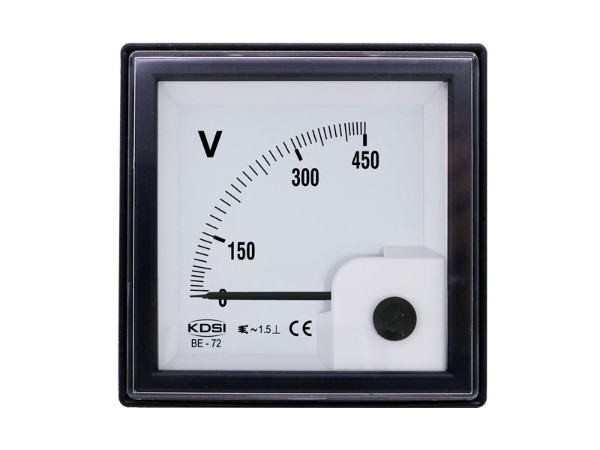 IP65防水防尘指针式电压表BE-72 AC450V 配电柜用电表 厂家直销