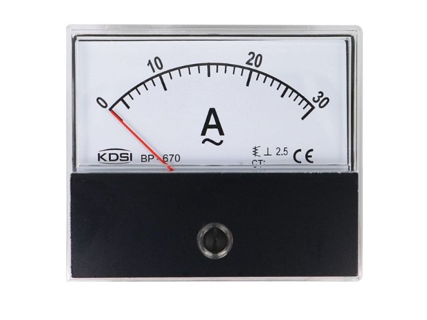 KDSI机械式指针电表BP-670 AC30A  机械设备电流测量仪表 带CE认证电表