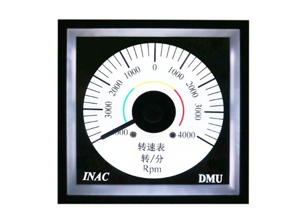 KDSI指针式船用电表BE-96W DC4-20mA+-4000转/分 背光转速表