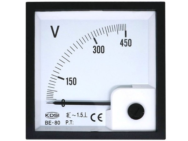 KDSI指针式交流电压表BE-80 AC450V 低压电柜设备仪表 CE认证电表