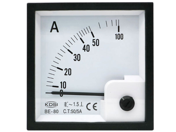 KDSI指针式交流电流表BE-80 AC50/5A  电流测量仪表 电气柜用表 厂家供应