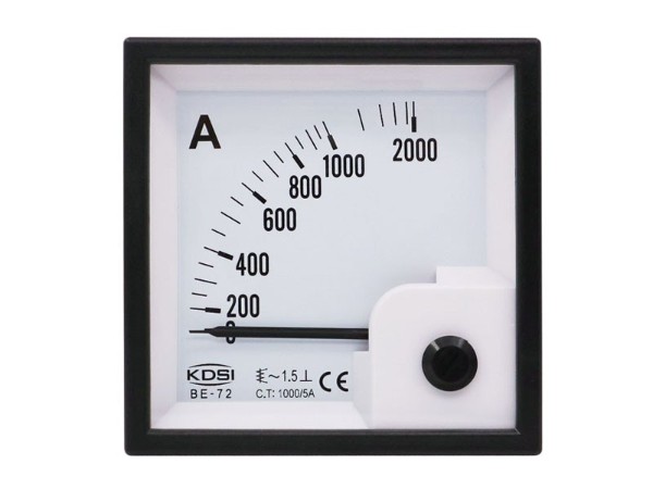 KDSI指针式交流电流表BE-72 AC1000/5A 电流柜设备用表 带CE认证电表