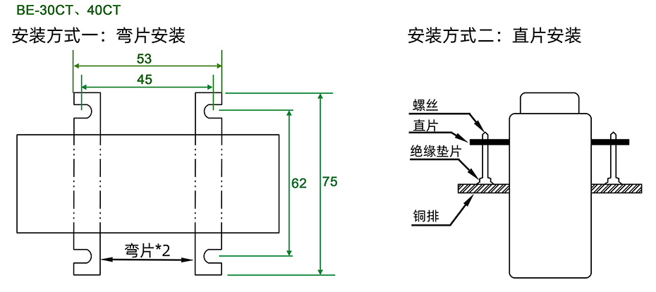 互感器安装方式