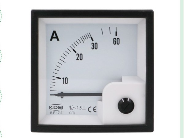 KDSI指针式电表BE-72 AC30A 交流电流表 方形开孔 带CE认证