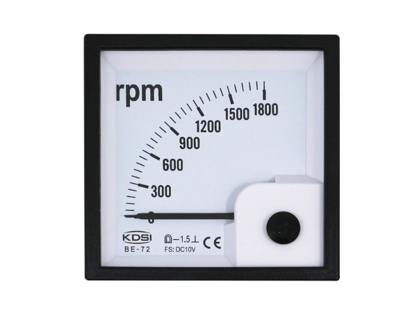 KDSI指针式转速表BE-72 DC10V1800rpm 配电柜用仪表 出口型电表