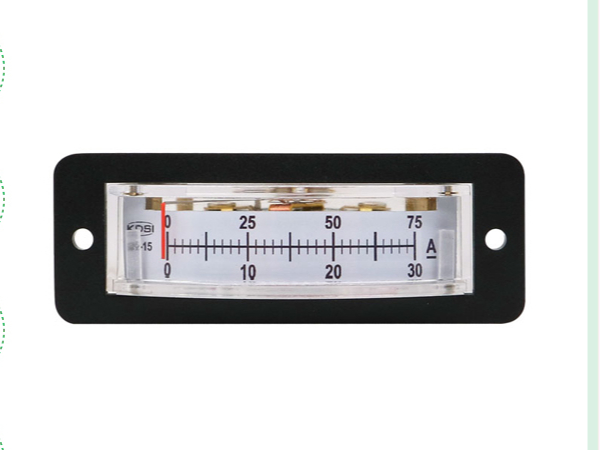 KDSI指针式电流表BP-15 DC50mV 30/75A 双排显示直流电表 槽型开孔