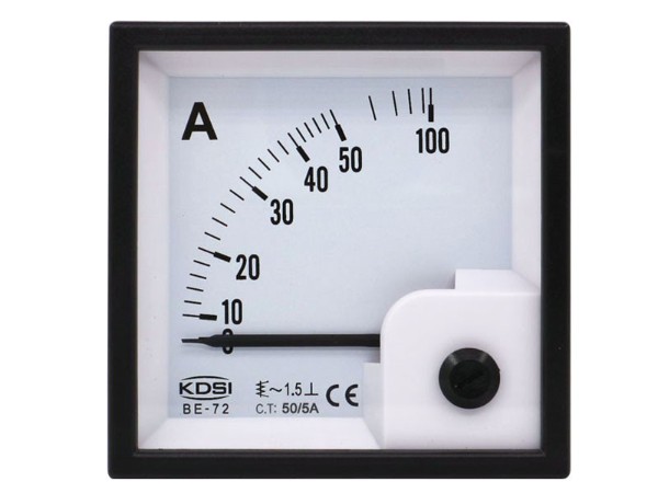 KDSI指针式交流电流表BE-72 AC50/5A  配电柜电流测量仪表 厂家供应