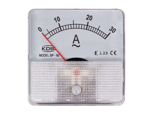 供应 KDSI指针式交流电流表BP-60 AC30A 圆形开孔固定式安装电表