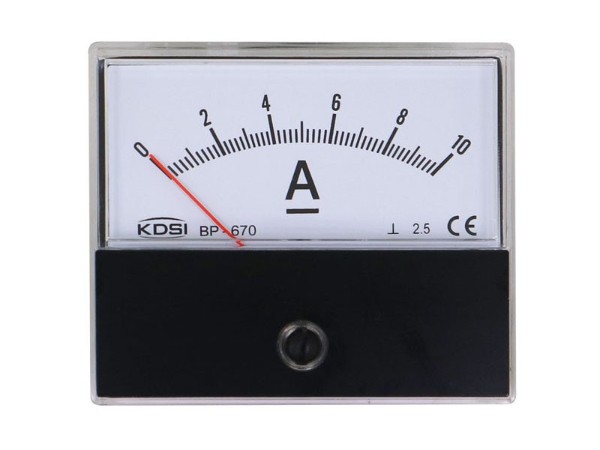 KDSI指针式直通电表BP-670 DC10A  液压机设备用表 出口型电表