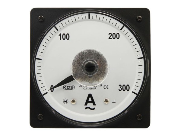 KDSI广角度指针式船用表LS-110 AC300/5A 交流电流表 出口型电流表