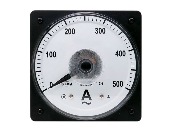 KDSI广角度指针式电流表LS-110 AC500/5A 轮船设备用表 圆形开孔电表
