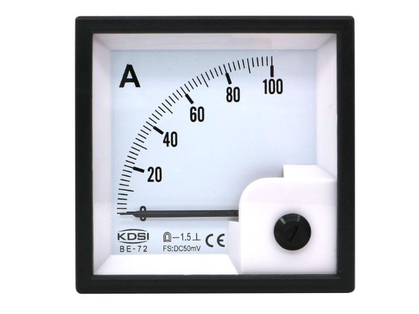 KDSI指针式电表BE-72 DC50mV100A  直流电流表 直流柜设备用表 厂家直销